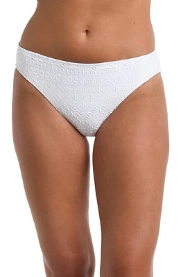 La Blanca Salt Hipster Bikini Bottoms White at Nordstrom,