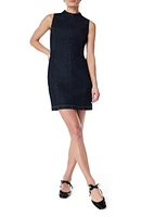 SPANX Seamed Stretch Denim Sleeveless Shift Dress Raw Indigo Wash at Nordstrom,