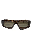 Fifth & Ninth Ivy 54mm Polarized Geometric Sunglasses in Torte/Maroon at Nordstrom