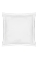 Matouk Roman Hemstitch Linen Euro Sham in White at Nordstrom