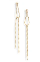 Poppy Finch Ball Chain Drop Earrings in 14K Yellow Gold at Nordstrom