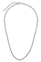 Sterling Forever Rope Twist Chain Necklace in Silver at Nordstrom