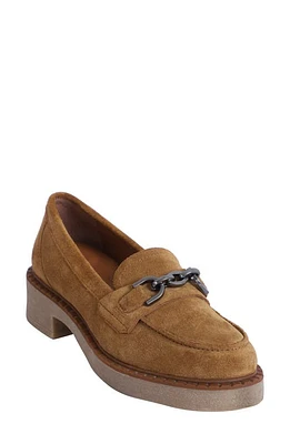 GENTLE SOULS BY KENNETH COLE Libby Platform Bit Loafer in Desert Sand Suede at Nordstrom, Size 7