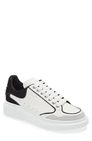 Alexander McQueen Oversized Retro Sneaker in White/Luna/Black at Nordstrom, Size 7Us