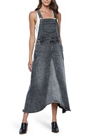 Wash Lab Denim Pieced Mixed Jumper at Nordstrom,