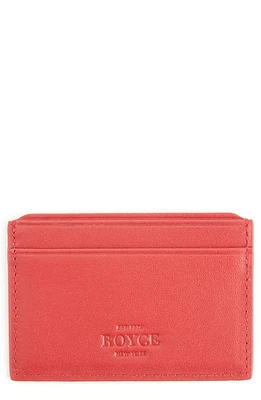 ROYCE New York RFID Leather Card Case in at Nordstrom