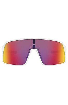 Oakley Sutro 137mm Prizm Wrap Shield Sunglasses in White at Nordstrom