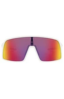 Oakley Sutro 137mm Prizm Wrap Shield Sunglasses in White at Nordstrom