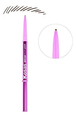 Kosas Brow Pop Nano Ultra-Fine Detailing + Feathering Pencil in Dark Brown at Nordstrom