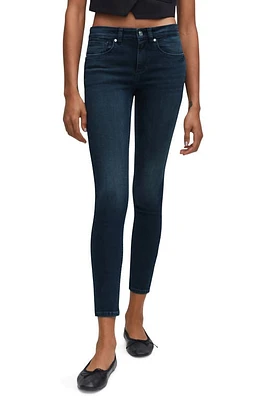 MANGO Skinny Jeans Deep Dark Blue at Nordstrom,