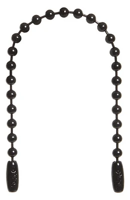 ossa Ball Chain Wrist Strap in Dtm Black Enamel at Nordstrom