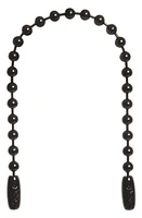 ossa Ball Chain Wrist Strap in Dtm Black Enamel at Nordstrom