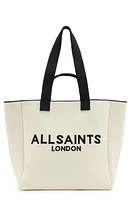 AllSaints Izzy Recycled Polyester Tote in Desert White at Nordstrom