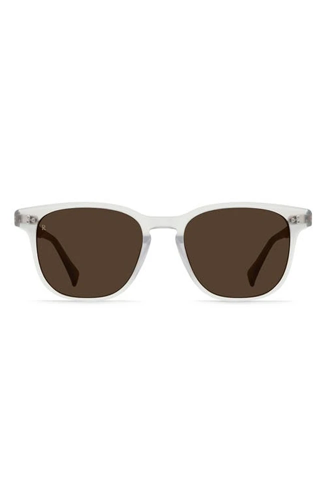 RAEN Alvez 50mm Polarized Square Sunglasses in Shadow/Vibrant Brown at Nordstrom