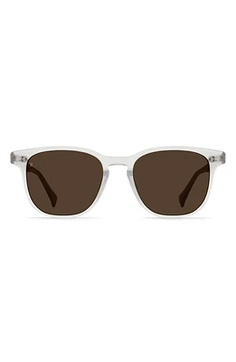 RAEN Alvez 50mm Polarized Square Sunglasses in Shadow/Vibrant Brown at Nordstrom