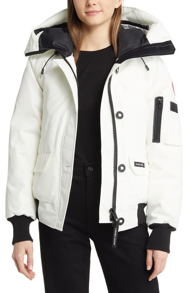 Canada Goose Chilliwack 625 Fill Power Down Bomber Jacket in North Star White at Nordstrom, Size Xx-Large