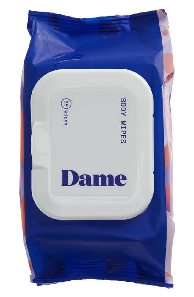 Dame Products Dame Intimate Body Wipes in 25 Count Pouch at Nordstrom