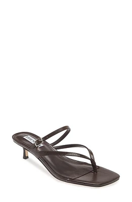 Steve Madden Jessa Kitten Heel Flip Flop Leather at Nordstrom,