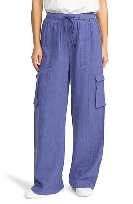 Roxy Precious Cargo Drawstring Pants Marlin at Nordstrom,