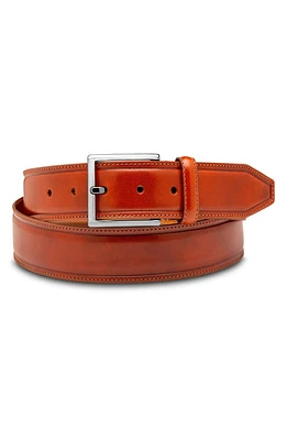 Bosca Salerno Leather Belt in Cognac at Nordstrom, Size 32