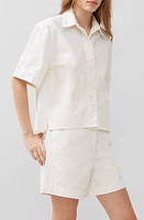 French Connection Finley Denim Shirt Ecru at Nordstrom,