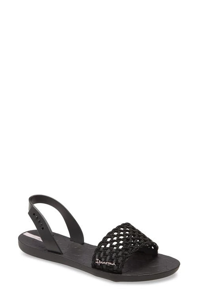 Ipanema Breezy Waterproof Sandal in Black/Black at Nordstrom, Size 5