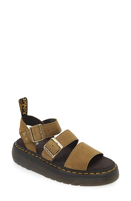 Dr. Martens Gryphon Quad Sandal in Muted Olive at Nordstrom, Size 5Us