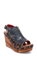 Bed Stu Naiya Wedge Clog Black Lux at Nordstrom,