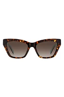 Kate Spade New York fay 54mm gradient cat eye sunglasses in Havana/Brown Gradient at Nordstrom