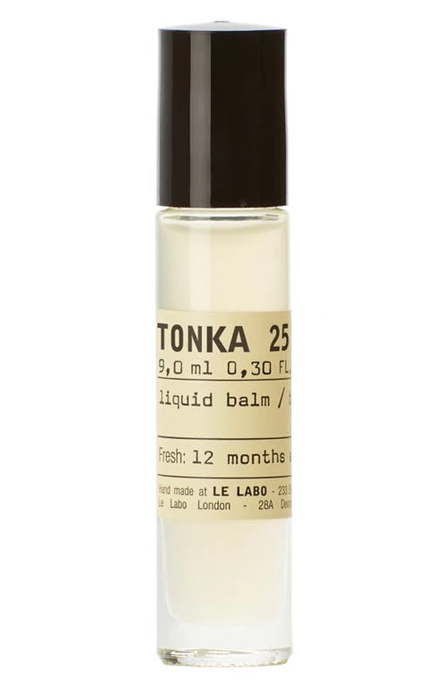 Le Labo Tonka 25 Liquid Balm Fragrance Rollerball at Nordstrom