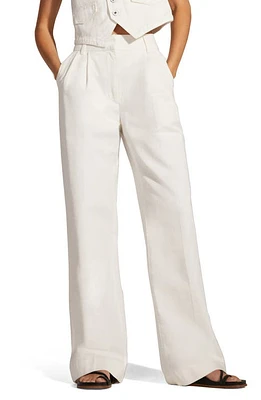 Favorite Daughter The Pant Pleated Cotton Pants Geneva at Nordstrom,