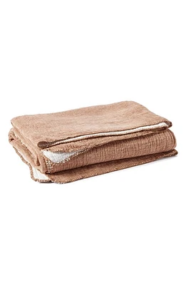 Coyuchi Cozy Organic Cotton Blanket in Sienna at Nordstrom