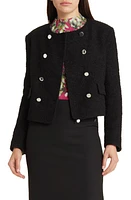 BOSS Jesetta Double Breasted Jacket in Black at Nordstrom, Size 14