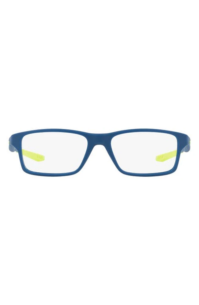 Oakley Kids' Crosslink XS 49mm Rectangular Optical Glasses in Navy at Nordstrom