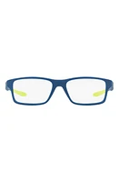 Oakley Kids' Crosslink XS 49mm Rectangular Optical Glasses in Navy at Nordstrom