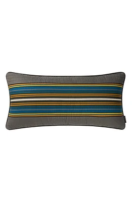 Pendleton Stripe Quilted Accent Pillow in Gray Multi at Nordstrom