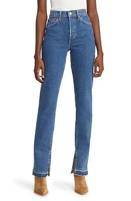 Re/Done '70s High Waist Skinny Bootcut Jeans Western Rinse at Nordstrom,