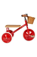 Banwood Tricycle with Wicker Basket in Red at Nordstrom