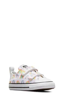 Converse Chuck Taylor All Star 2V Rainbow Print Sneaker White/Grape Fizz/Amarillo at Nordstrom, M