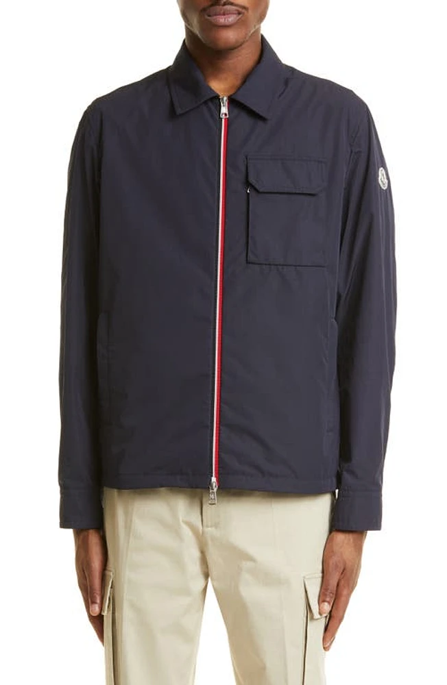 Moncler Epte Waterproof Windbreaker Jacket Navy at Nordstrom,