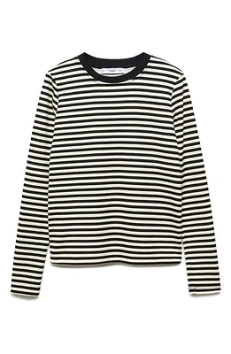 MANGO Stripe Long Sleeve Top at Nordstrom,