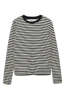 MANGO Stripe Long Sleeve Top at Nordstrom,