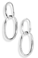 Karine Sultan Double Hoop Earrings in Silver at Nordstrom