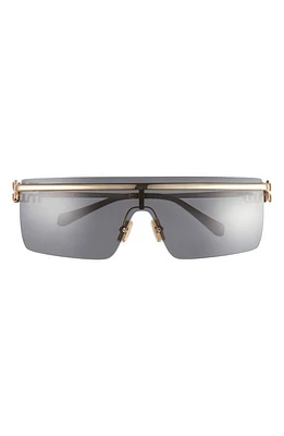 Miu Miu 50mm Shield Sunglasses in Gold at Nordstrom