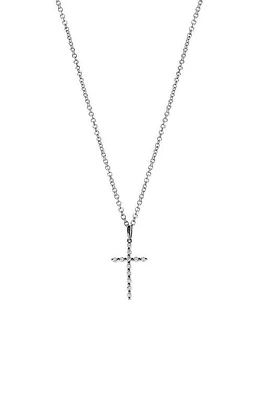 Bony Levy Diamond Cross Pendant Necklace in White Gold at Nordstrom