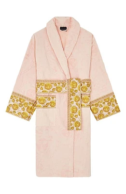 Versace Medusa Amplified Cotton Bath Robe in Pink-Gold at Nordstrom, Size X-Large