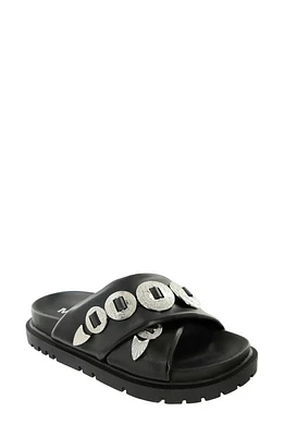 MIA Gorgene Platform Sandal Black at Nordstrom,