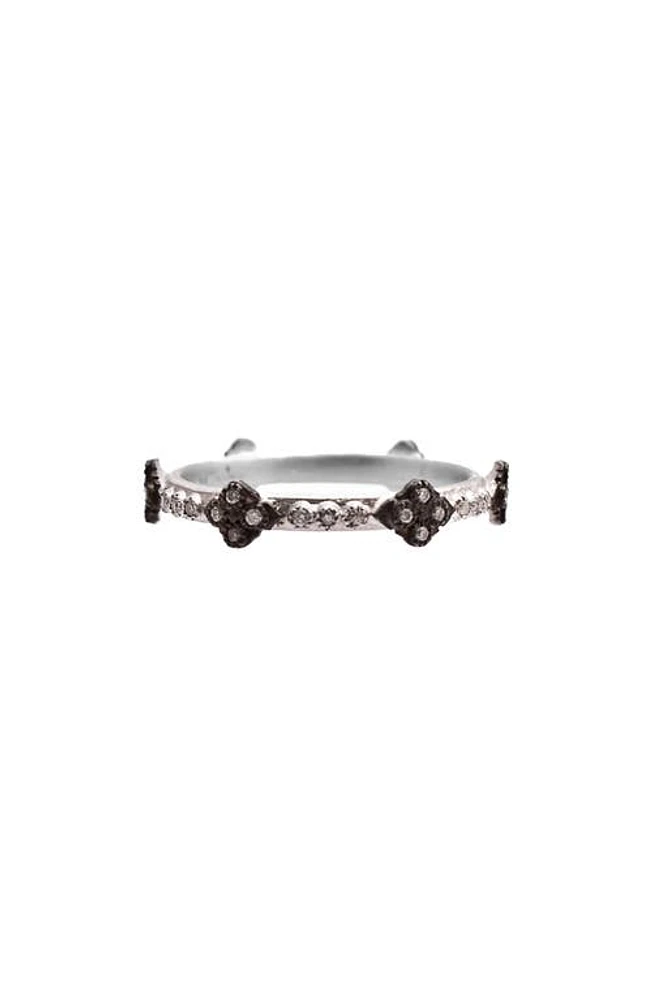 Armenta New World Diamond Stack Ring in Silver at Nordstrom, Size 6.5