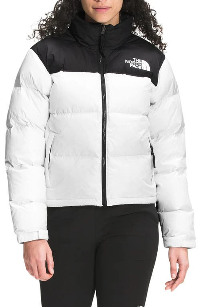 The North Face Nuptse 1996 Packable Quilted 700 Fill Power Down Jacket White at Nordstrom,