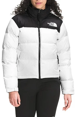 The North Face Nuptse 1996 Packable Quilted 700 Fill Power Down Jacket White at Nordstrom,